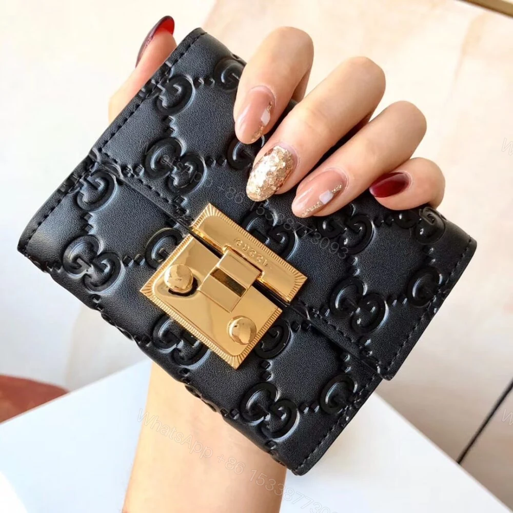 View 3 of Gucci Padlock Wallet Black 11Cm
