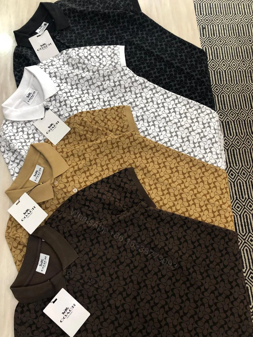 View 6 of First Copy Coach Premium Cotton Lycra Polo T-Shirt for Men