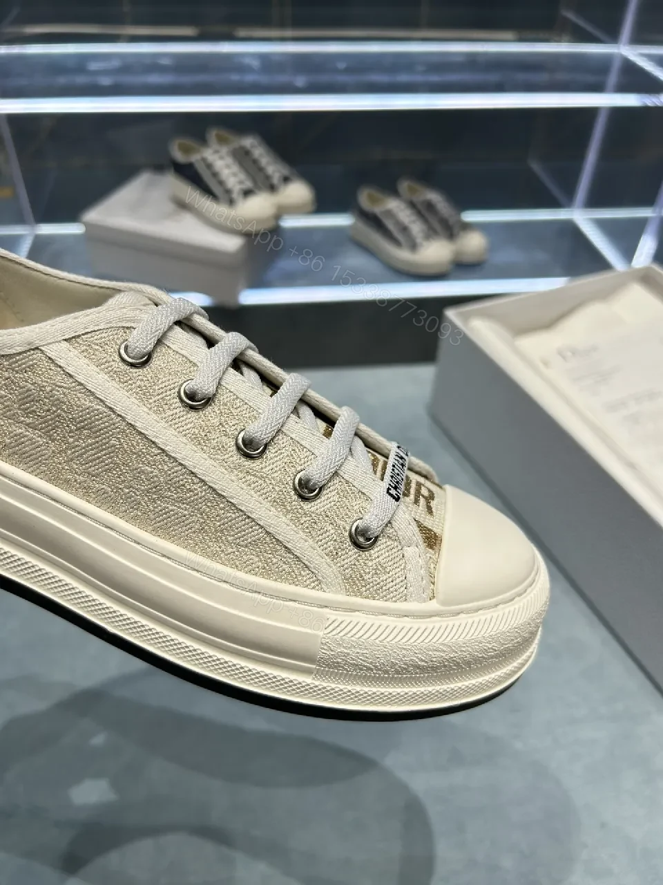 View 5 of Canvas-Lined Luxury Sneakers: Couture-Inspired Everyday Glam