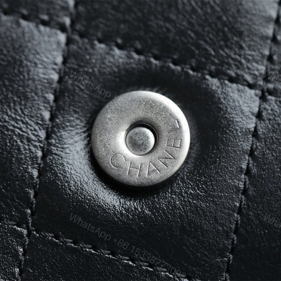 View 15 of 高仿Chanel*26C/25Bag系列AS5631鴛鴦皮穿鏈手袋Mini黑色免檢版