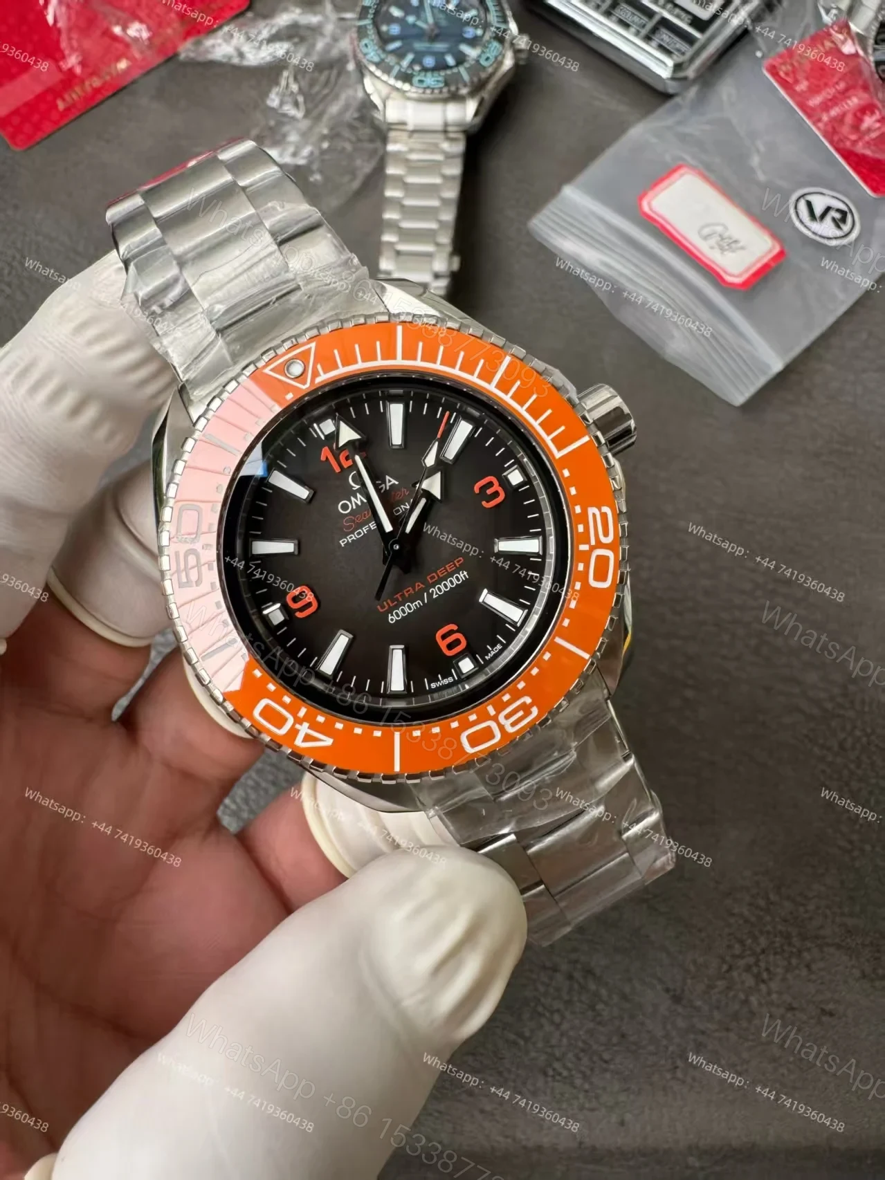 View 6 of Omega Super Clone Seamaster Ocean Planet 6000M 45.5 MM 215.30.46.21.06.001
