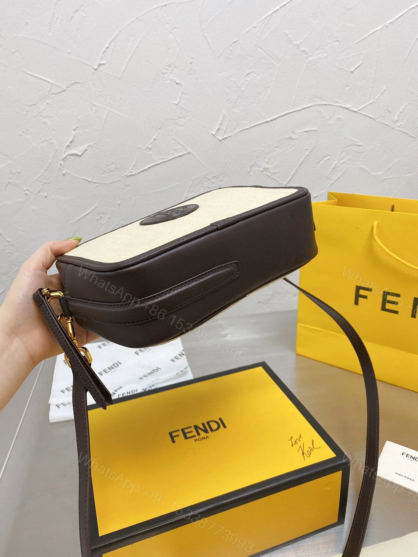 View 9 of Fendi Camera Case Monogram / Canvas