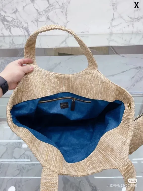 View 2 of Soft Texture Gaby Tote: Quilted YSL Luxury Handbag
