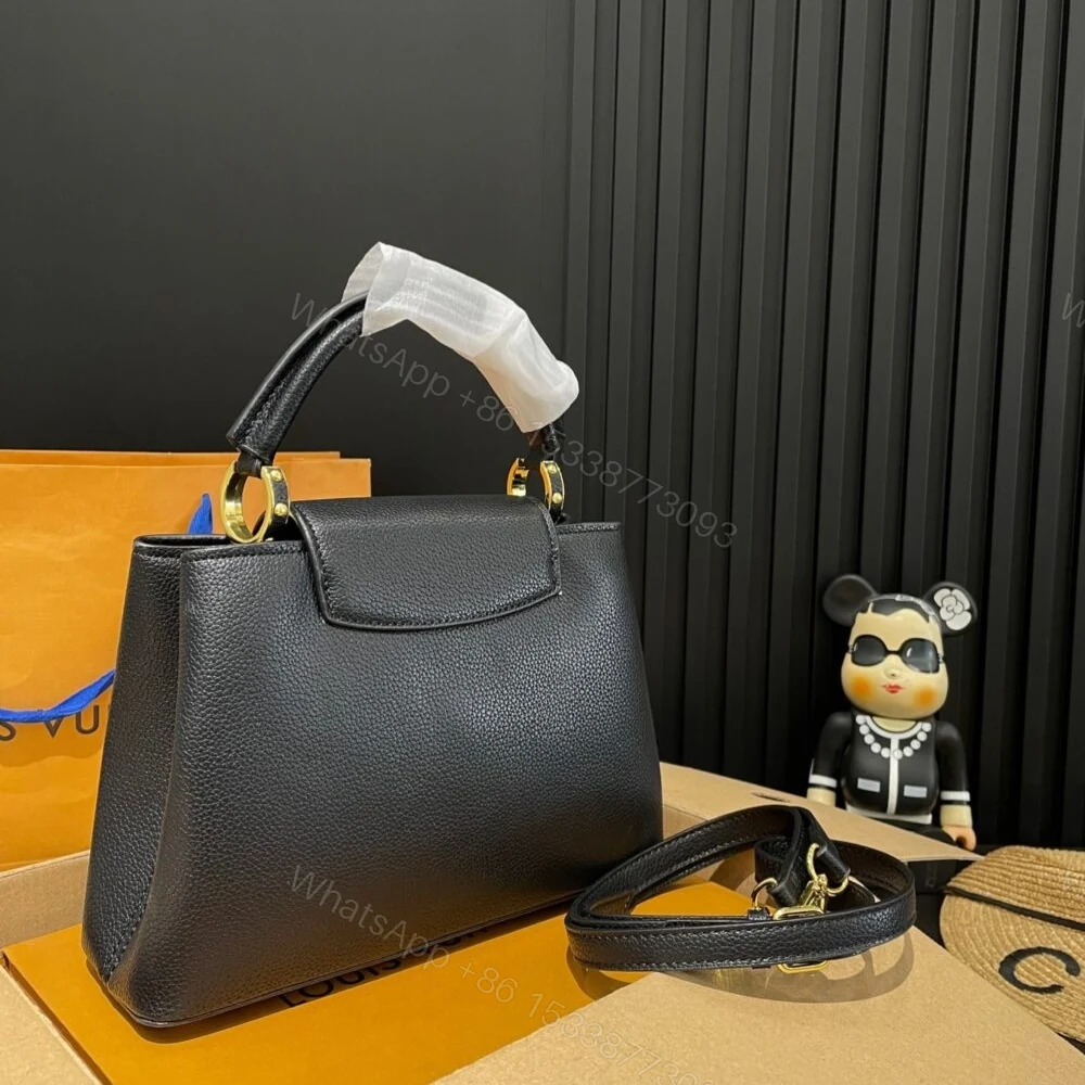 View 6 of Louis Vuitton Capucines BB Bag Black 27Cm M94755