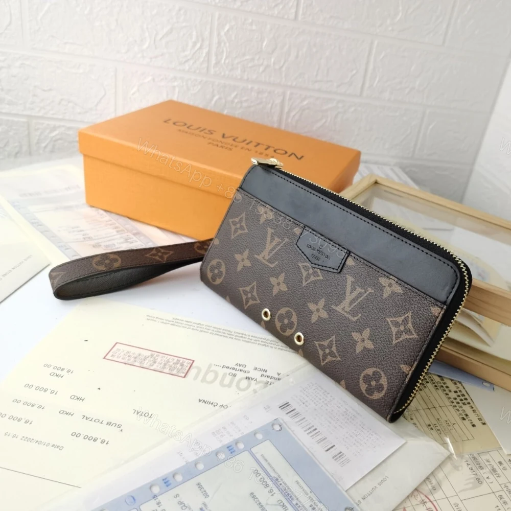 View 3 of Louis Vuitton Zippy Dragonne Wallet Brown 19Cm M69407