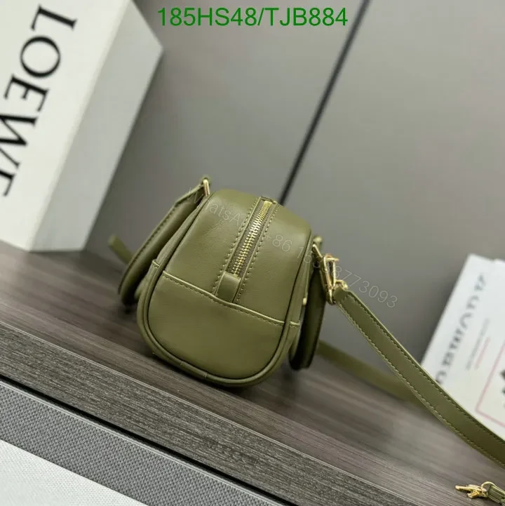 View 26 of Loewe Burgundy Amazona 23 Bag featuring Gold-Tone Hardware DZ2857