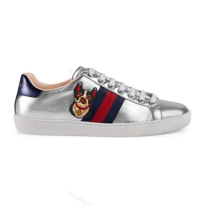 GUCCI METALLIC ACE EMBROIDERED SNEAKER – GC29 — view 1