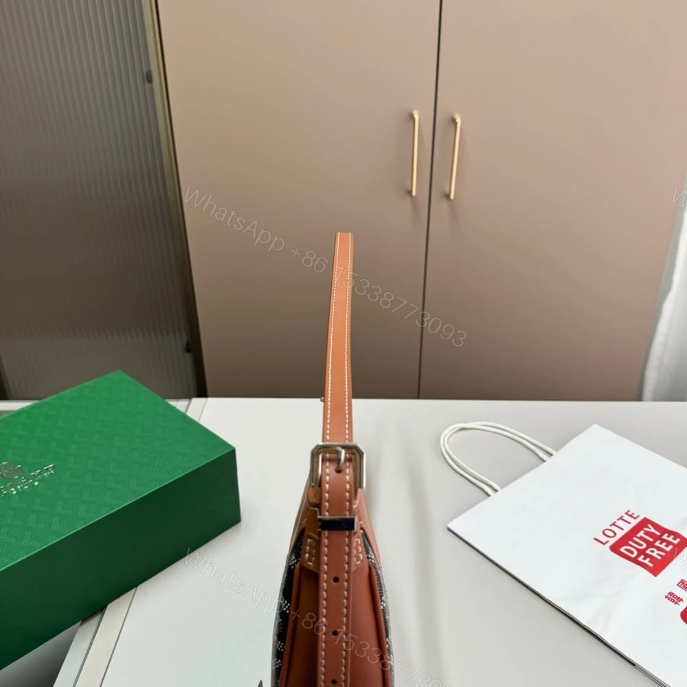 View 3 of GOYARD HIRONDELLE BAG BLACK AND TAN 24CM HIRONDPMLTY01CL03P