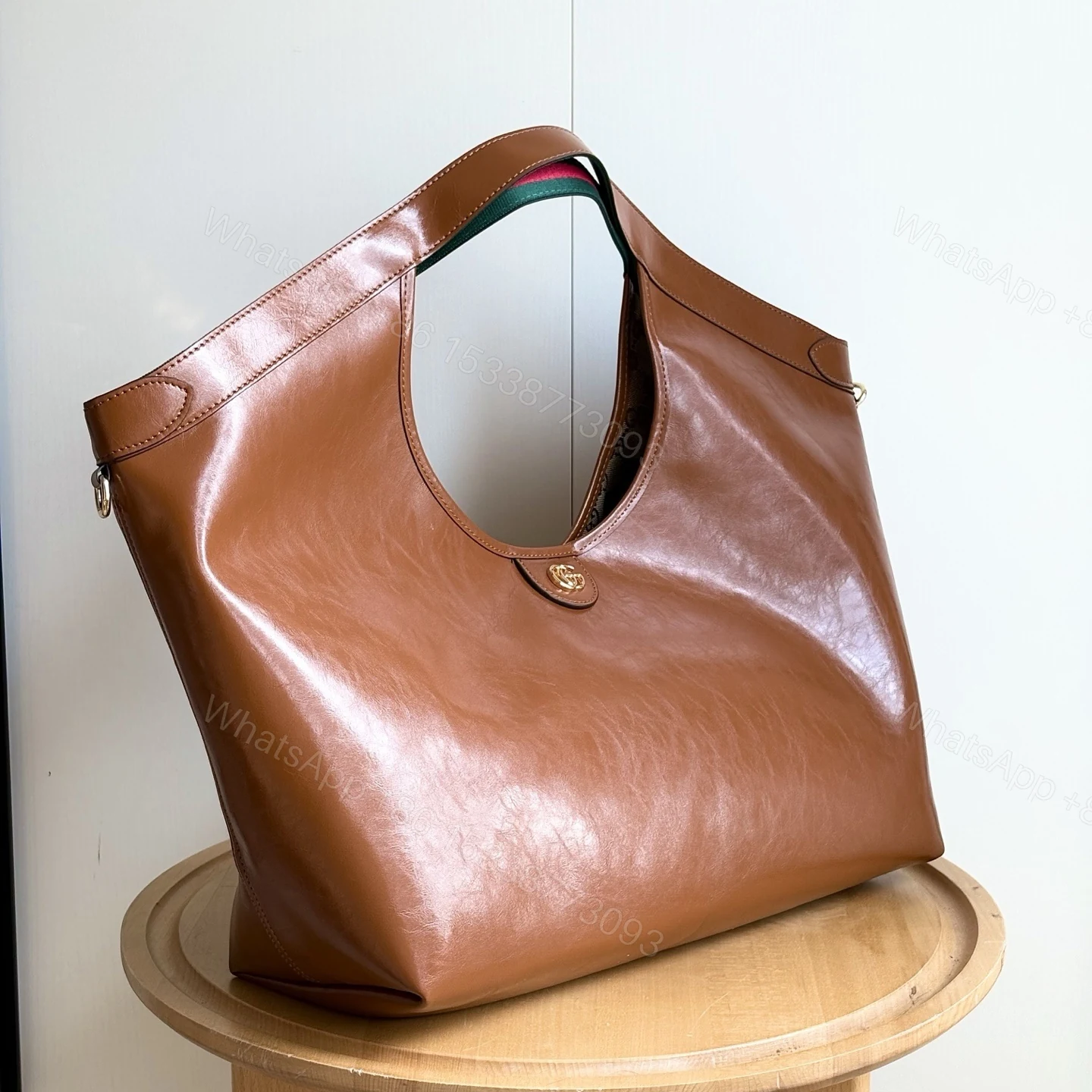 View 5 of Gucci Giglio Large Tote Bag Dark Brown 60Cm