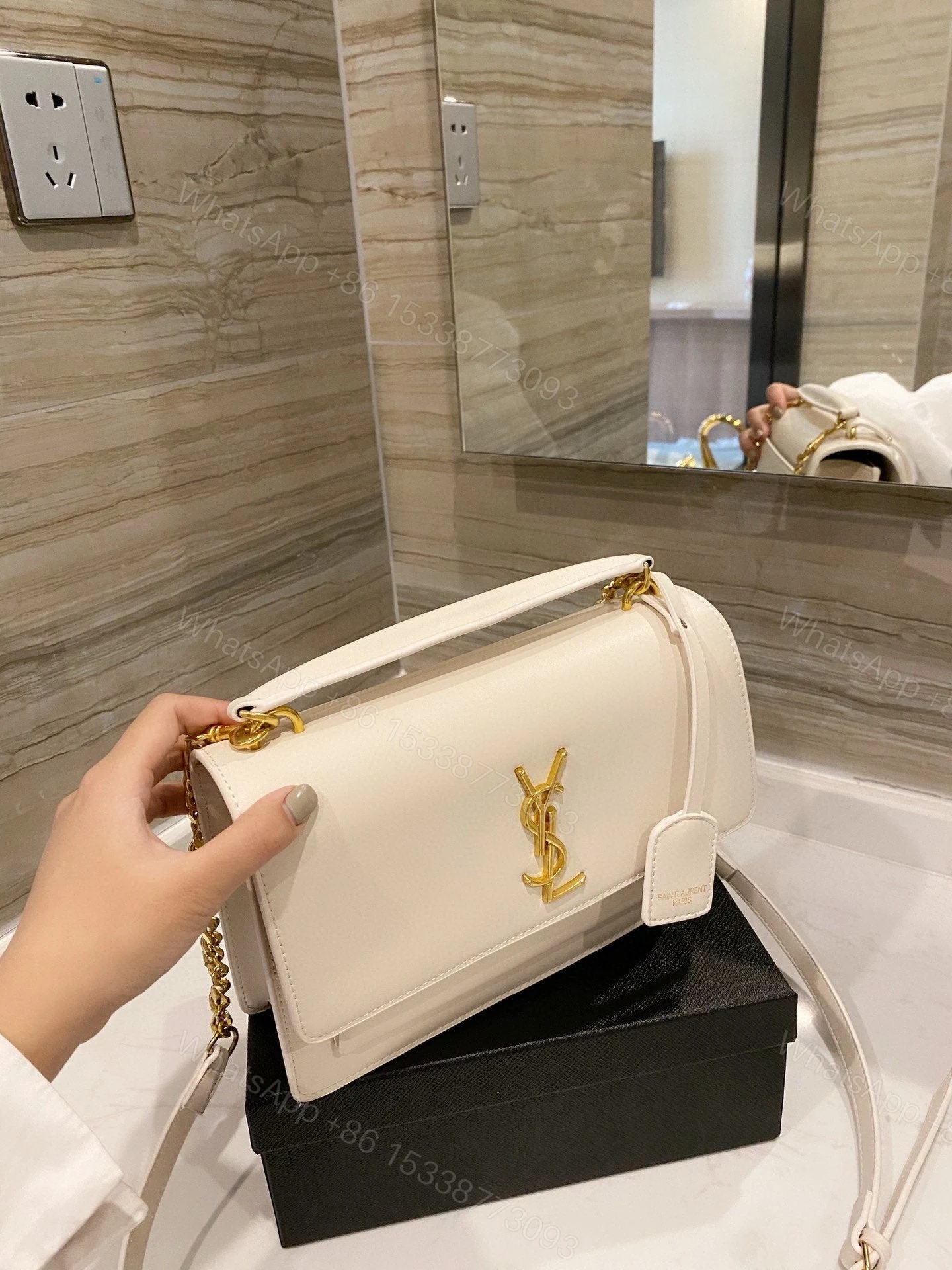View 4 of Saint Laurent SUNSET MEDIUM IN SMOOTH