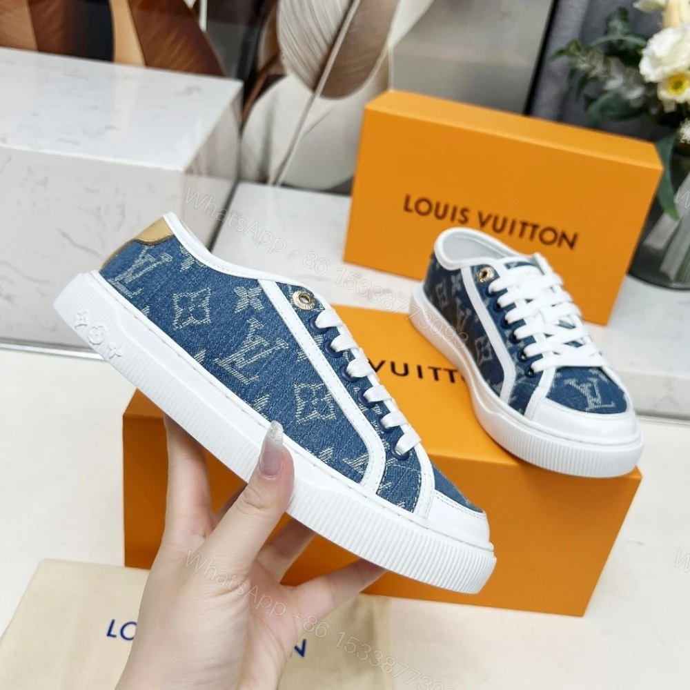 View 6 of LOUIS VUITTON LV LAGOON SNEAKER DENIM BLUE 1AGYG4
