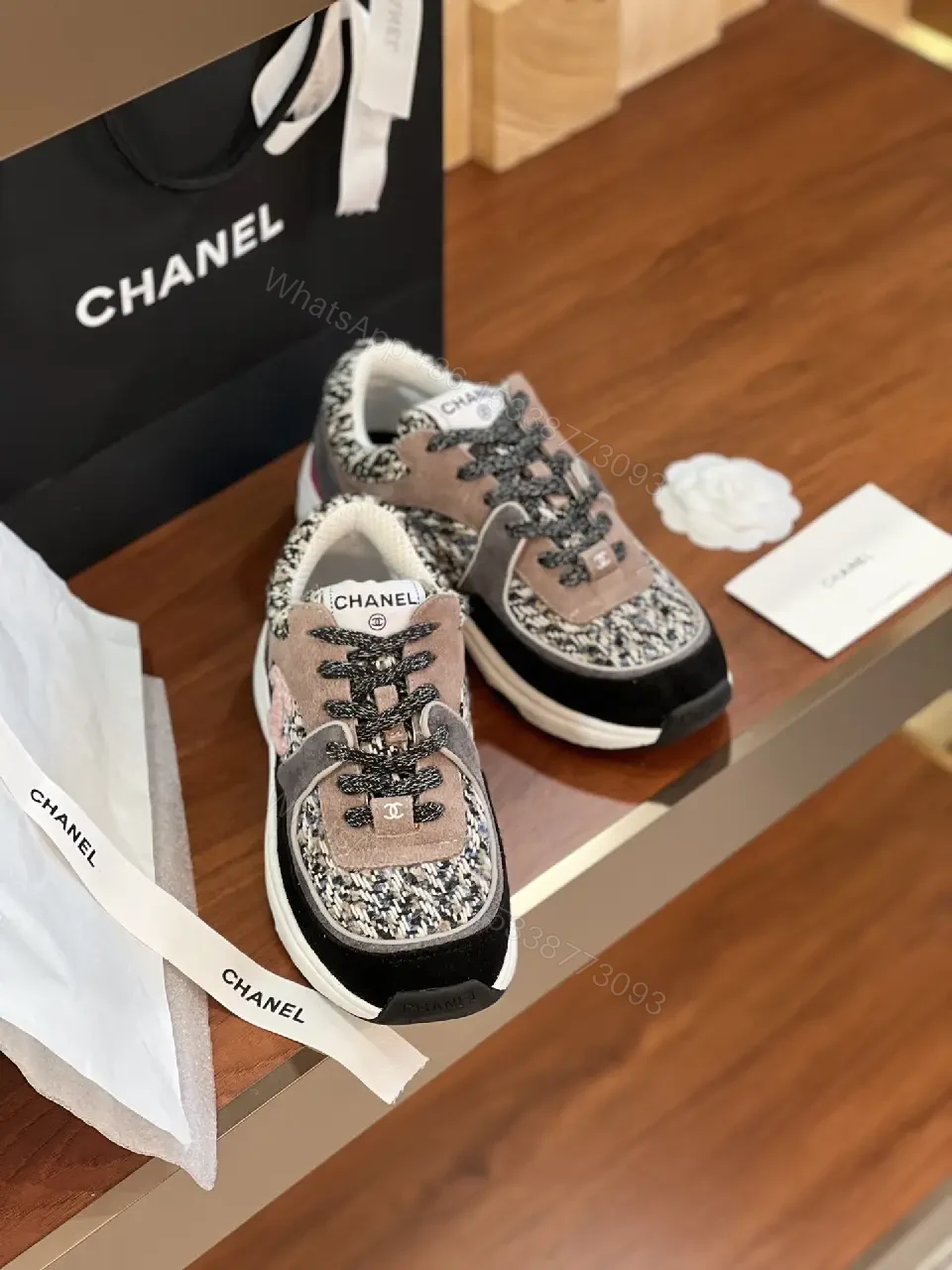 View 6 of Velvet-Textured Trainers: Luxe-Chic Knit & Suede Sneakers