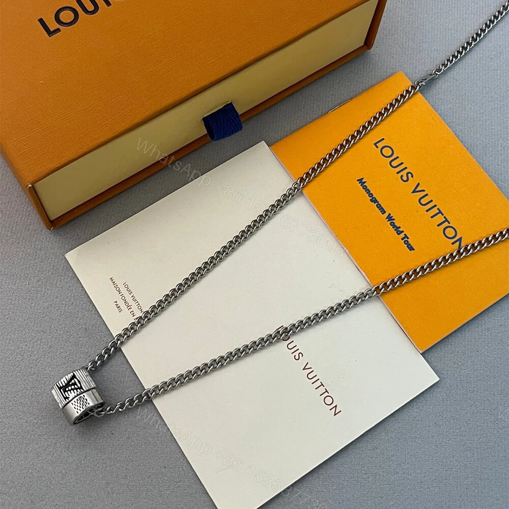 View 5 of LV Damier Rings Pendant