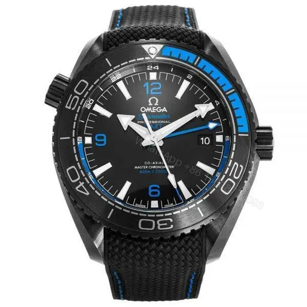 Replica Omega Seamaster Planet Ocean Black Ceramic — view 1