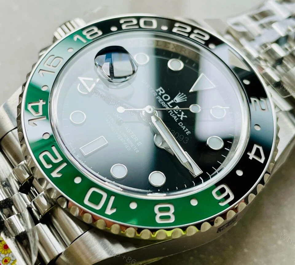 View 5 of Clean Rolex GMT-Master II 126720VTNR SPRITE 904L SS Black Dial VR3186