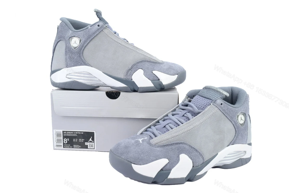 View 8 of Air Jordan 14 Retro 'Flint Grey' FJ3460-012