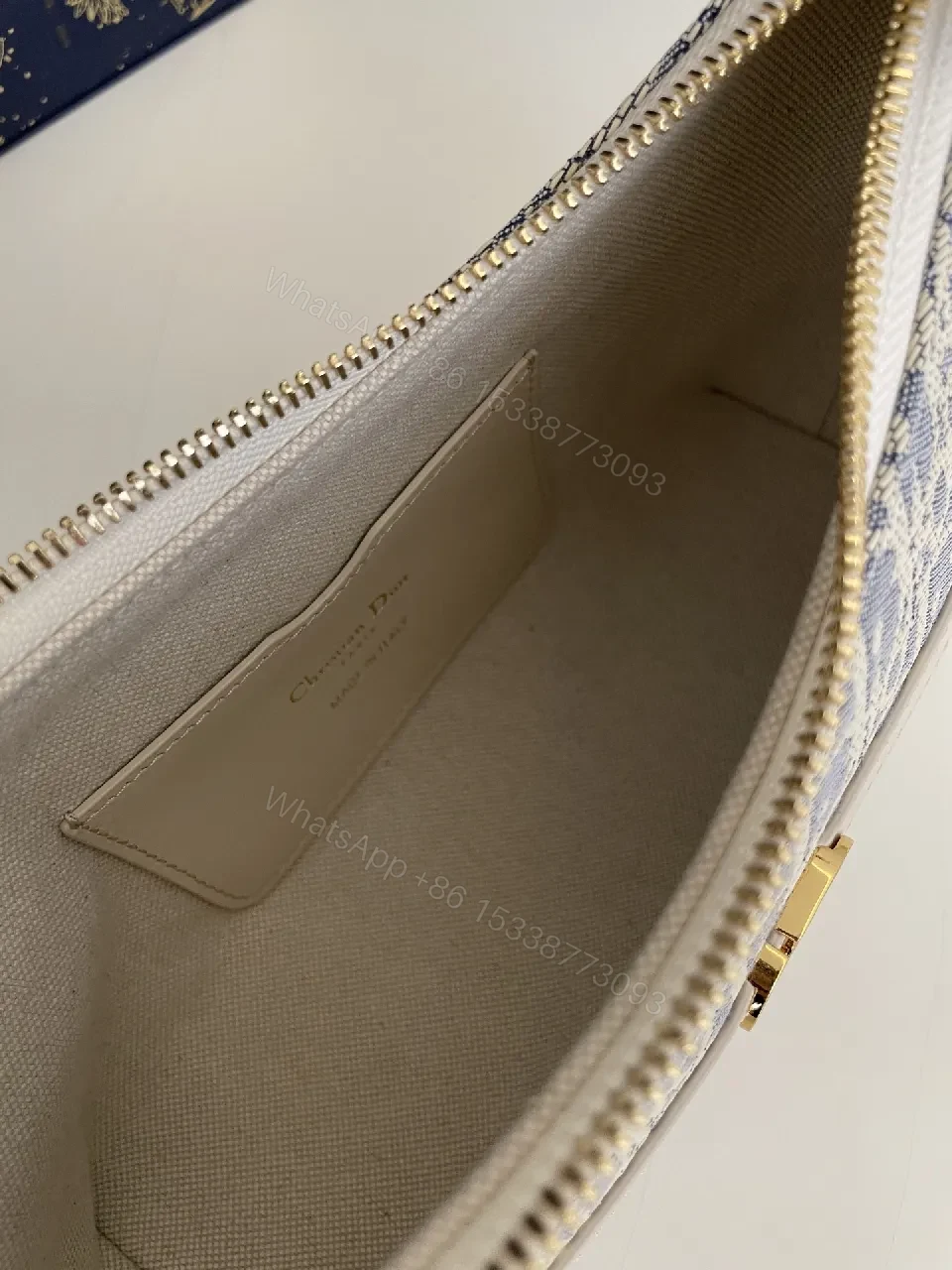 View 8 of Chic Jacquard Shoulder Bag - Structured Luxury Tote