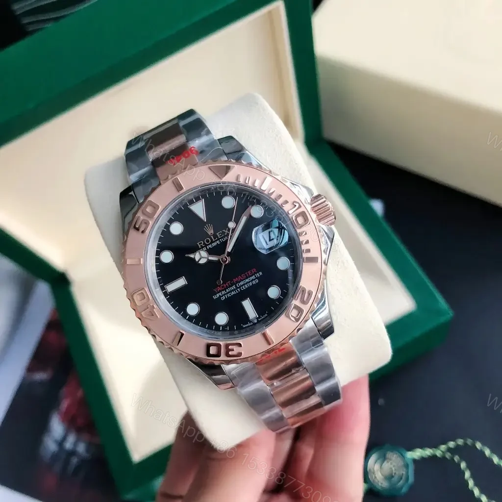 View 4 of Rolex Yacht-Master 40 Rolesor Everose Black Dial 116621-0002