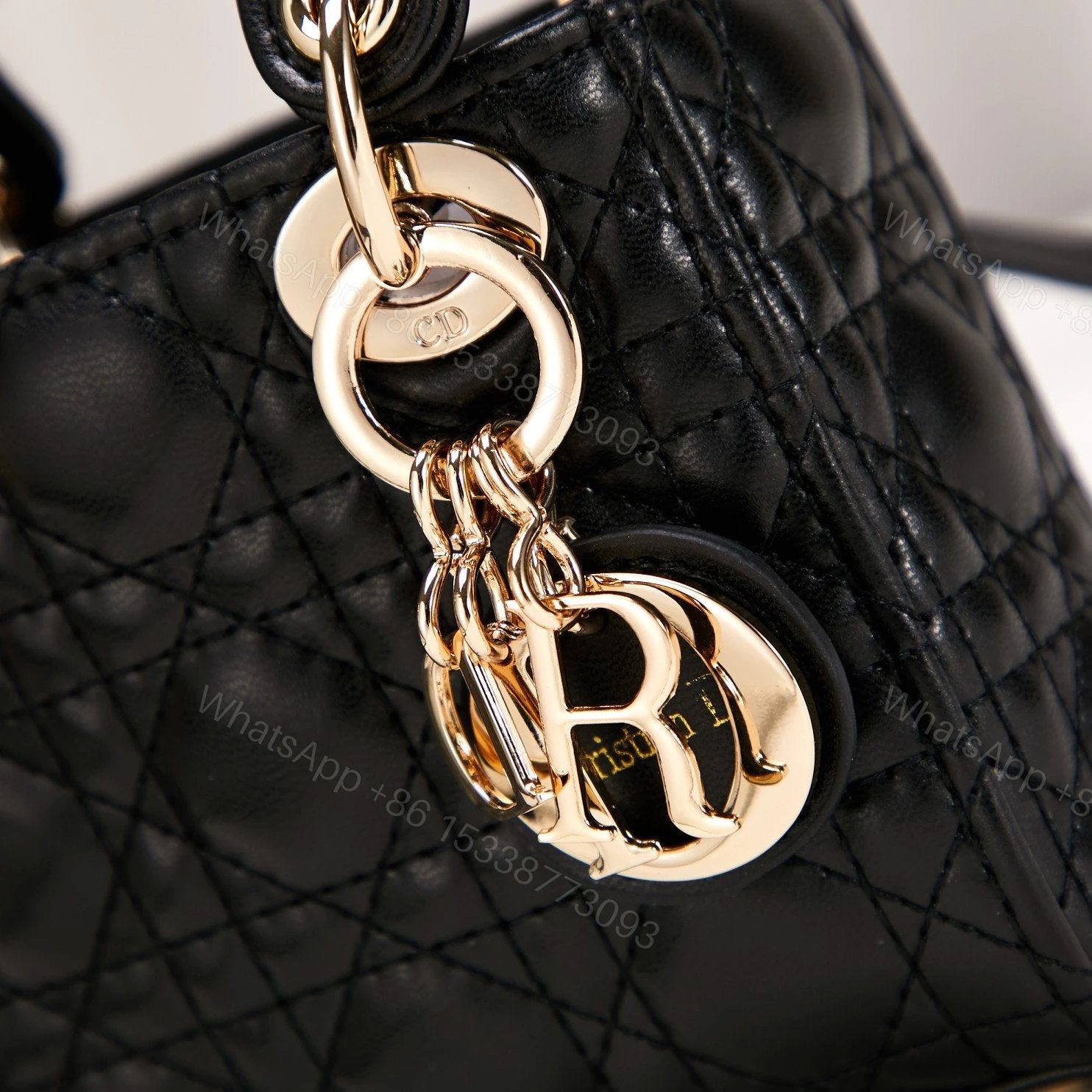 View 8 of Dior Dior Micro Bag Black Cannage