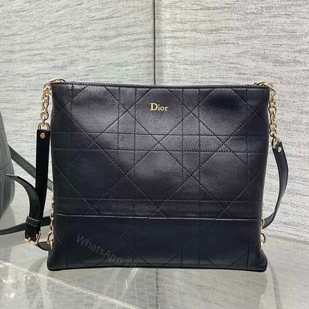 Dior Trianon bag in Black Gold Hardware — view 1
