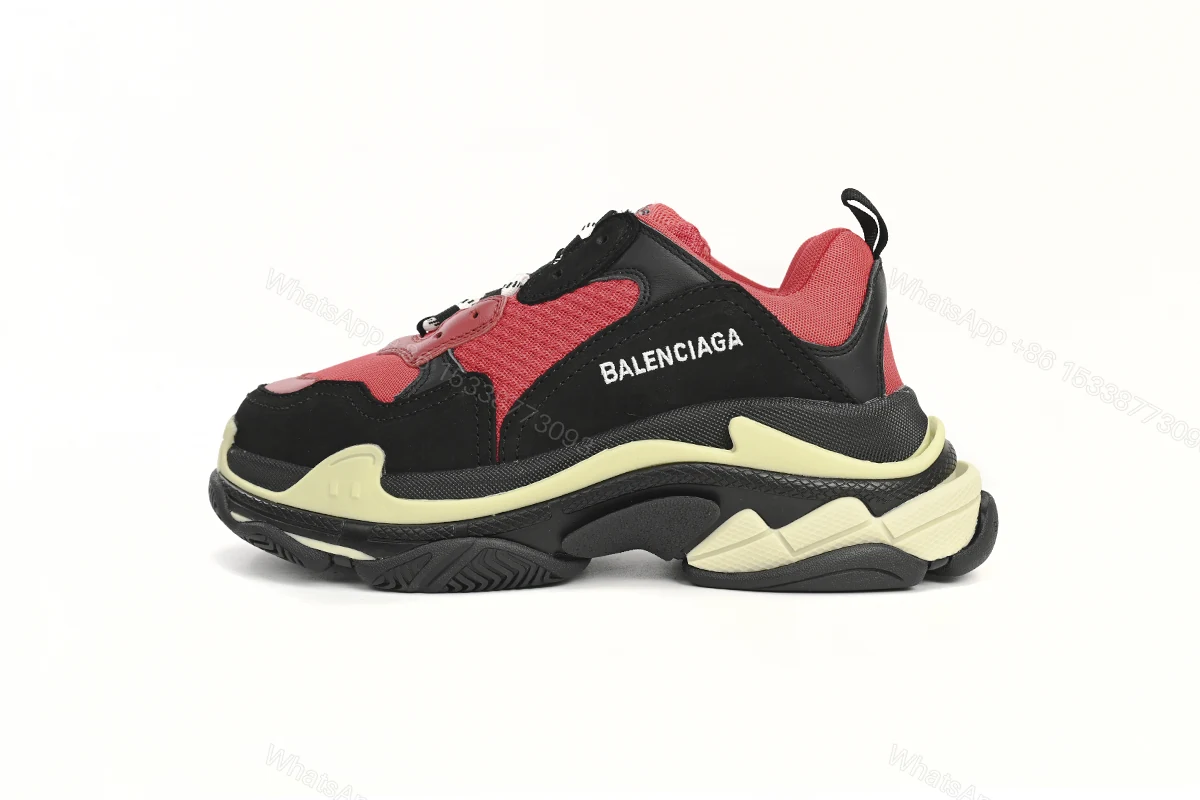 View 10 of Balenciaga Triple S Black Red Grey 483513 W06E1 1006