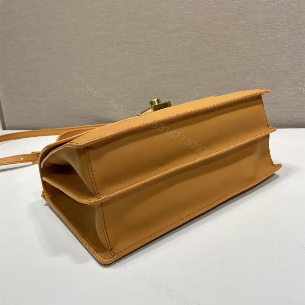 View 6 of 高仿Prada*SoftSound系列1BN023斜挎包琥珀色中號免檢版