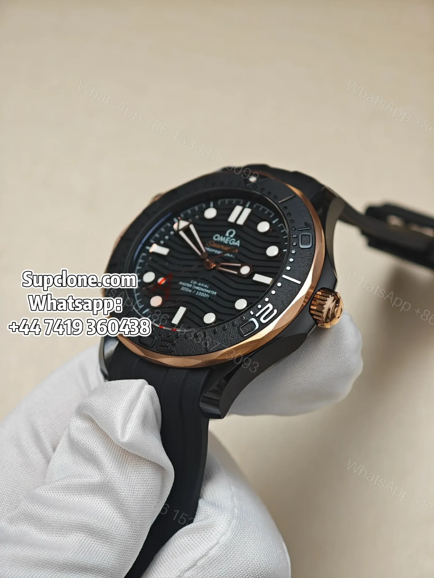 View 4 of Omega Seamaster Planet Ocean 210.62.44.20.01.001 Super Clone Watch