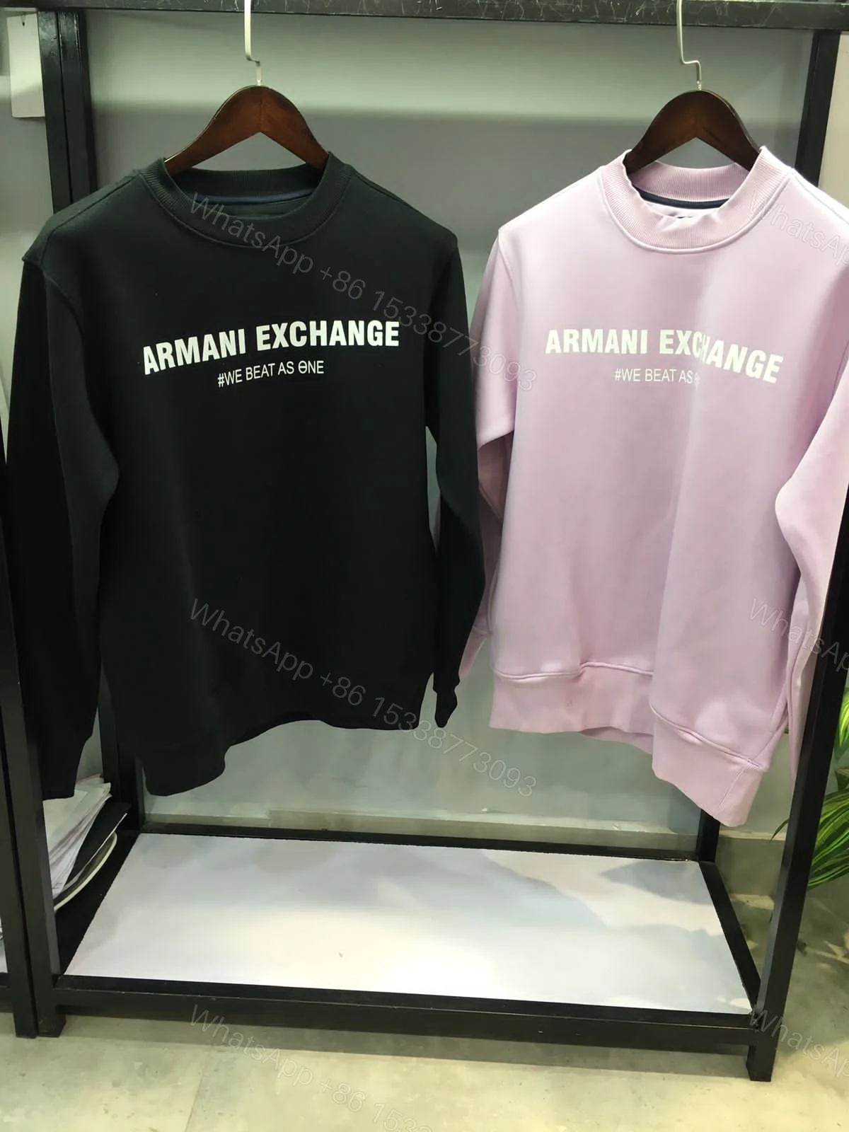 View 6 of First Copy Armani Exclusive Cotton Fleece Sweatshirts for Men