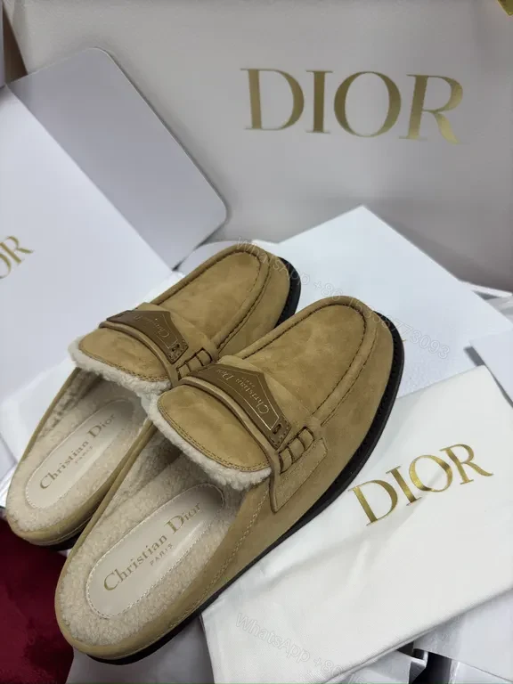 View 2 of Desert-Tone Suede Driver Mules â€“ Luxe Slip-On Shoes