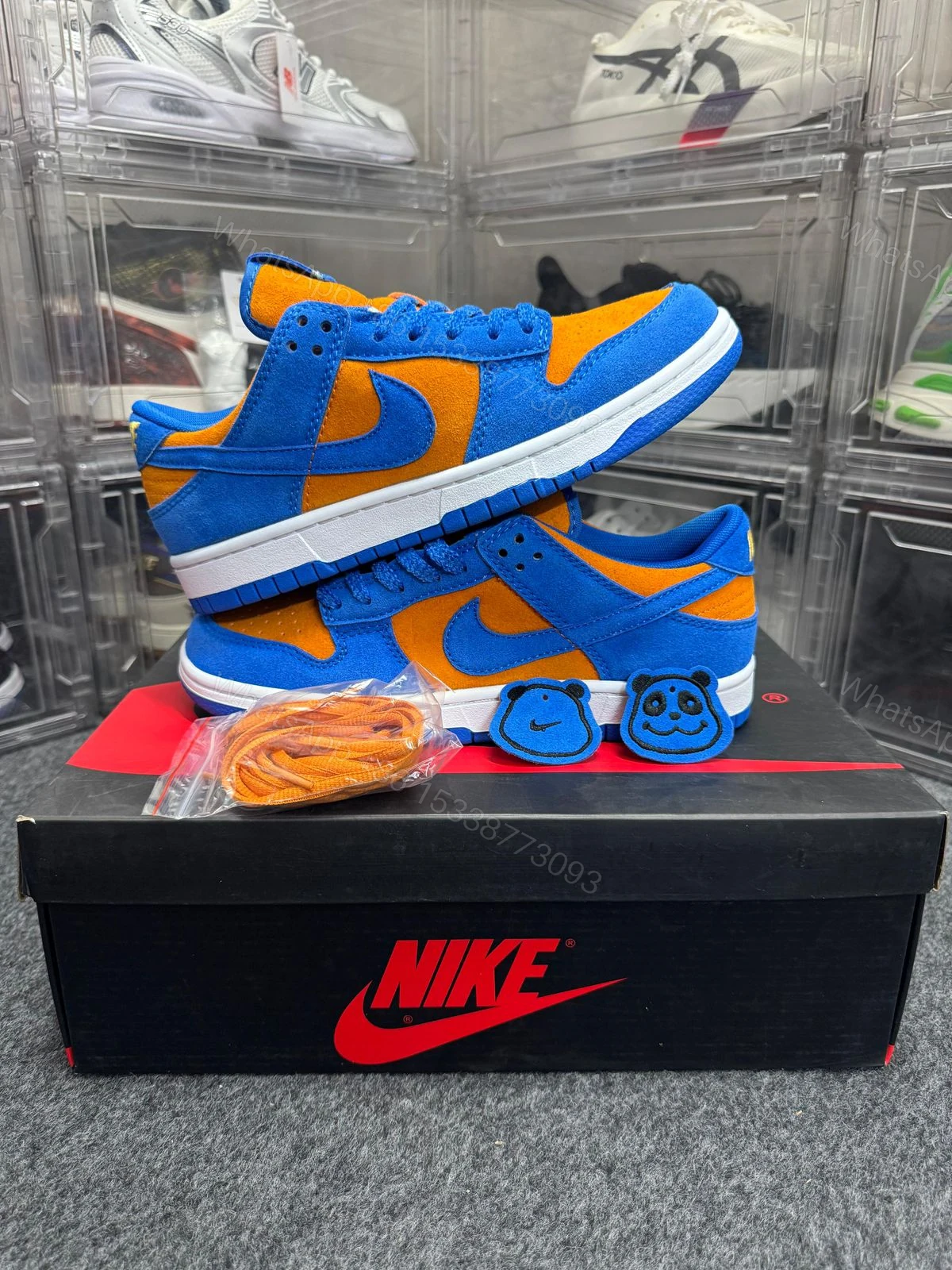 View 2 of FIRST COPY NIKE SB DUNK LOW “KNICKES SNEAKERS