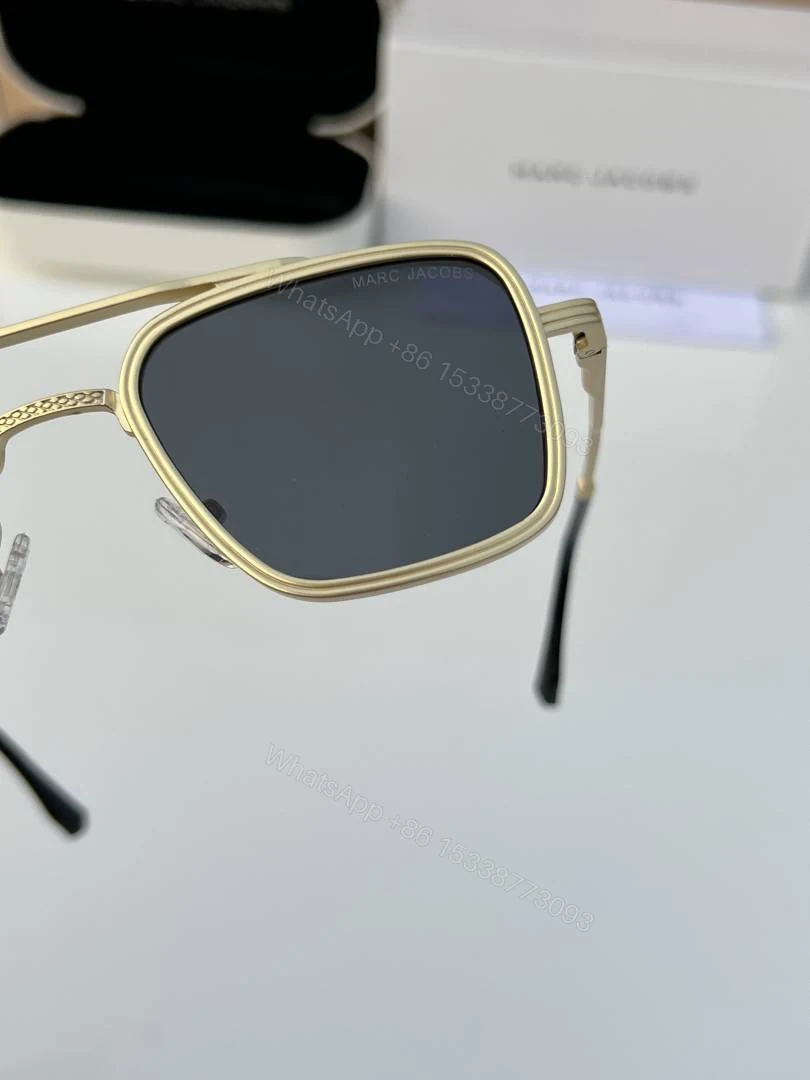 View 3 of First Copy Marc Jacobs 504 Gold Black Luxury Designer Glasse