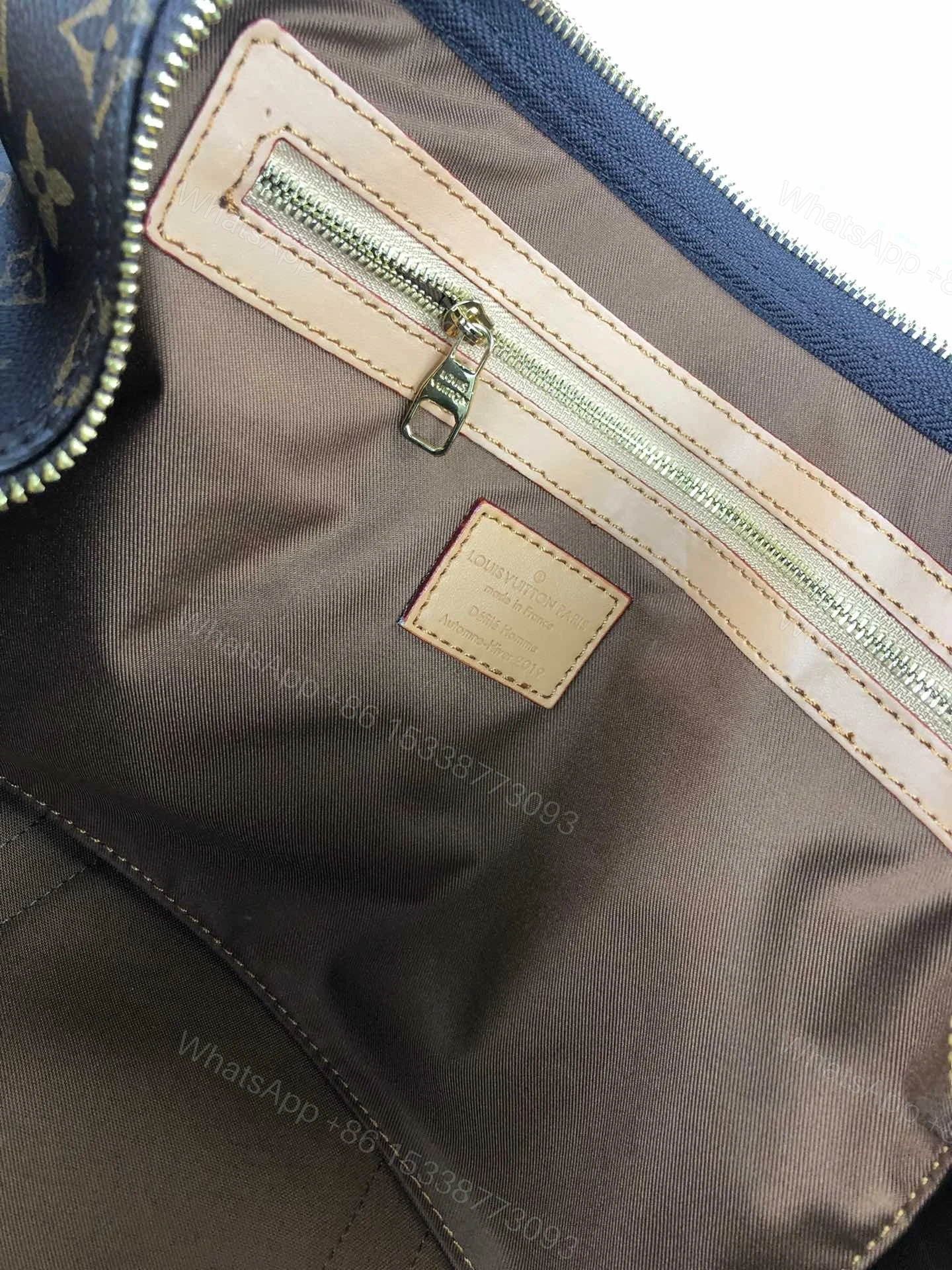 View 5 of Louis Vuitton Monogram Keepall Bandouliere 60 Travel Bag