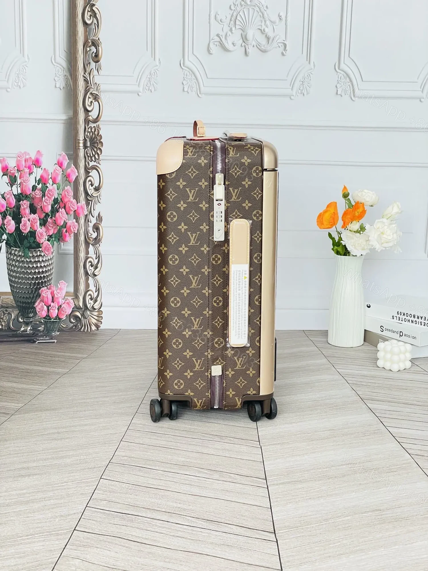 View 3 of Louis Vuitton Horizon 55 rolling suitcase in Monogram Canvas