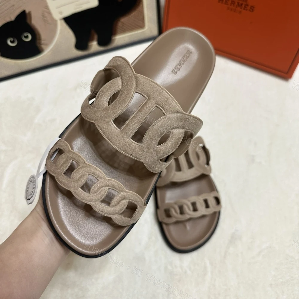 View 2 of HERMES EXTRA SANDAL BEIGE ARGILE H222301Z 1J380