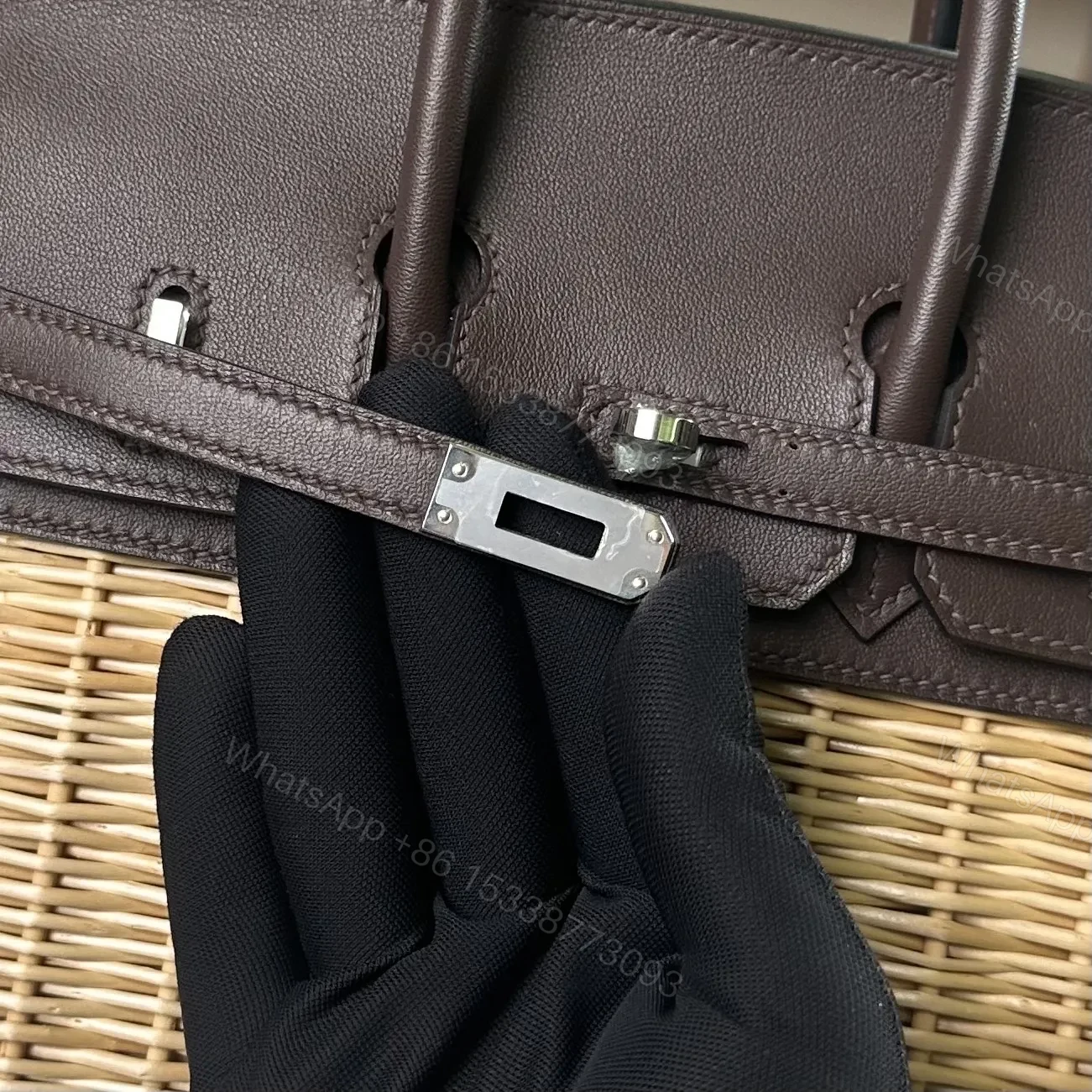 View 6 of Hermes Birkin 25cm Saddle Leather