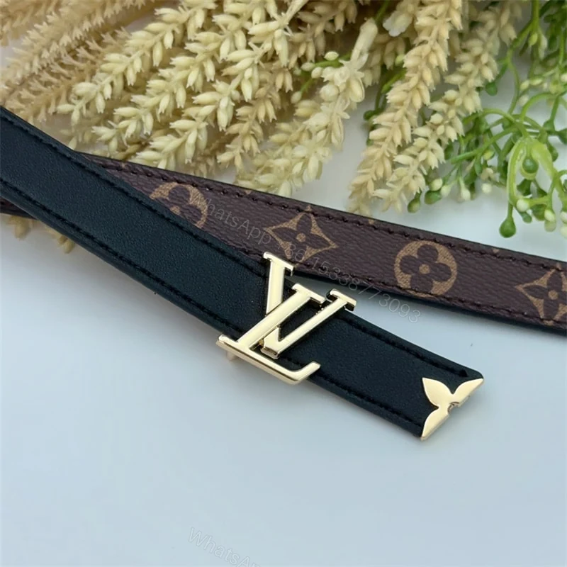 View 4 of LOUIS VUITTON PRETTY LV DOUBLE SIDED BELT BLACK 20MM M8232X