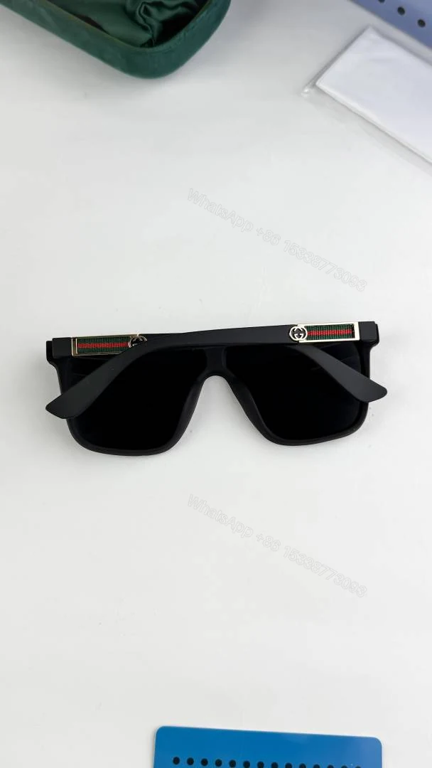 View 3 of First Copy Gucci Black 566 Sunglasses