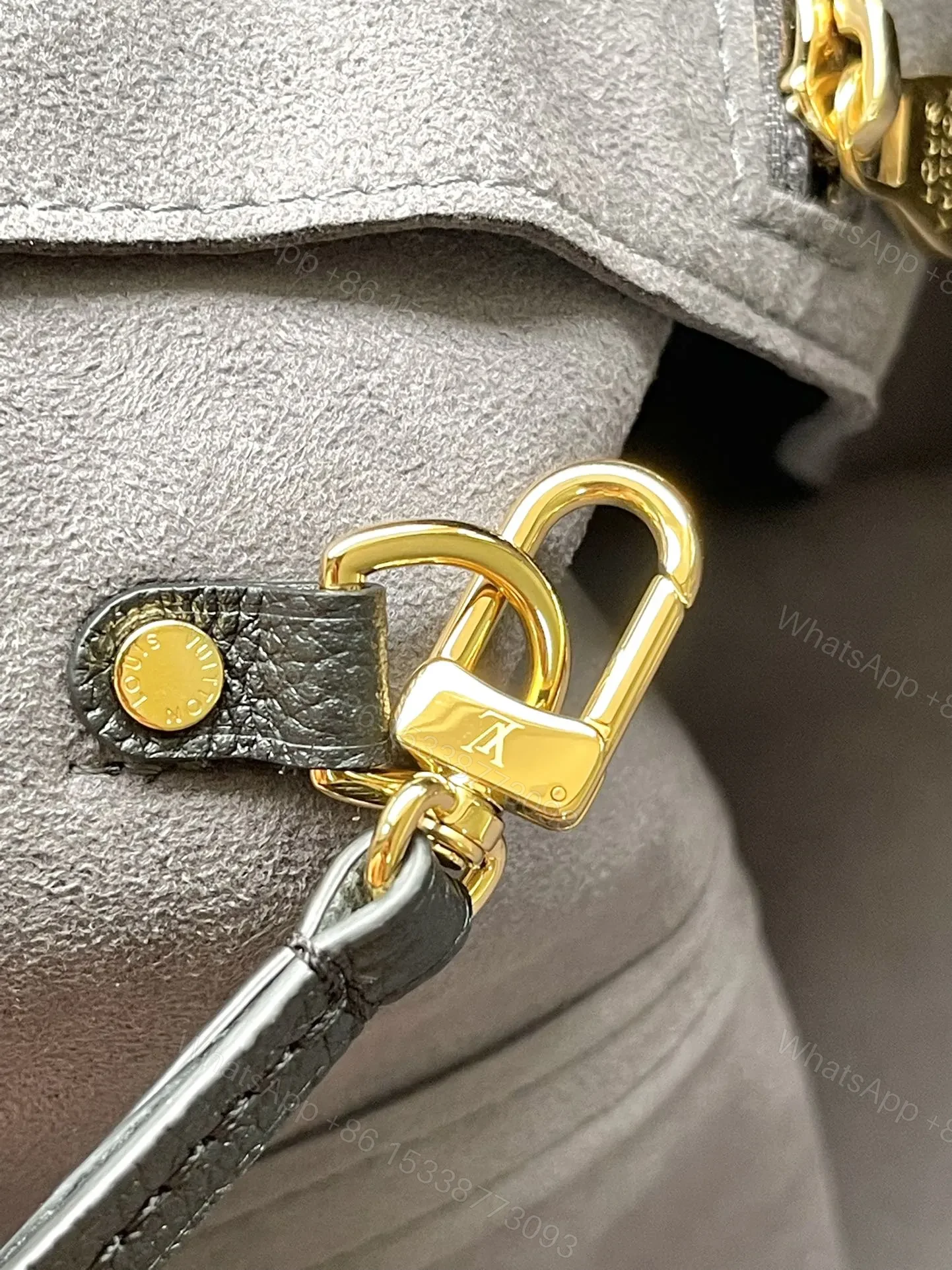 View 6 of LV NEVERFULL MM IN BLACK CREAM MONOGRAM EMPREINTE LEATHER