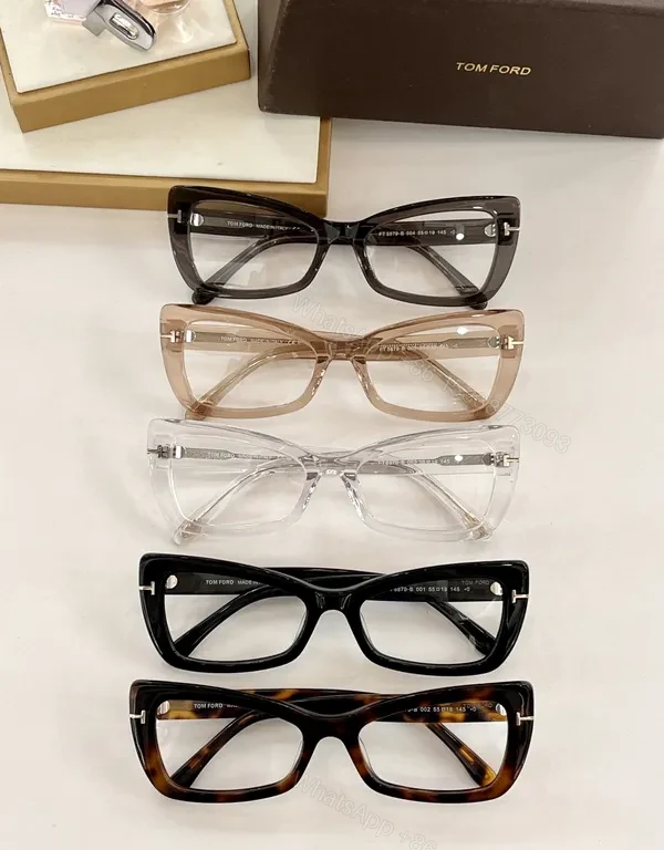View 7 of Tom Ford Black Italian Acetate Bold Square Frames