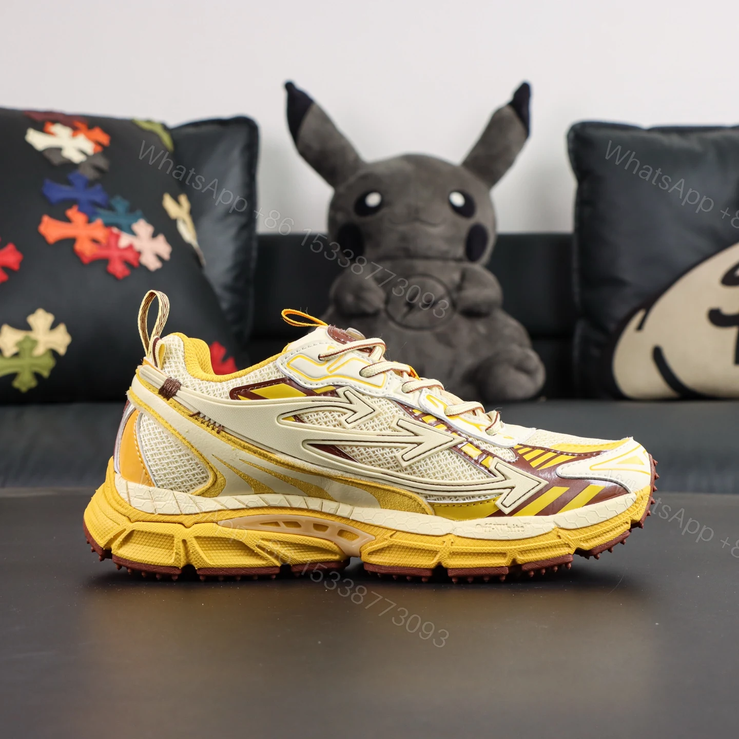 View 2 of Off White Be Right Back Creamy yellow Reps
