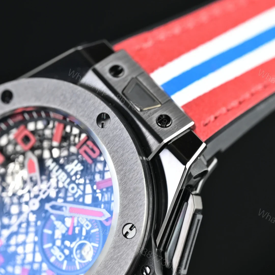 View 6 of Hublot Big Bang Ferrari Replica 45MM Premium Titanium Black Rubber Strap Edition RG-HUBLOT-FERRARI-F4-45