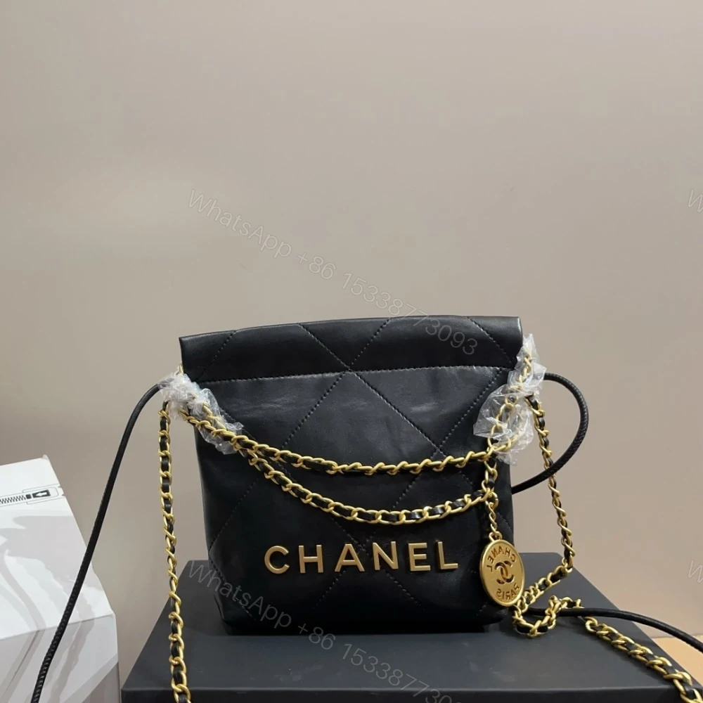 View 2 of Chanel 22 Mini Handbag Black 23Cm