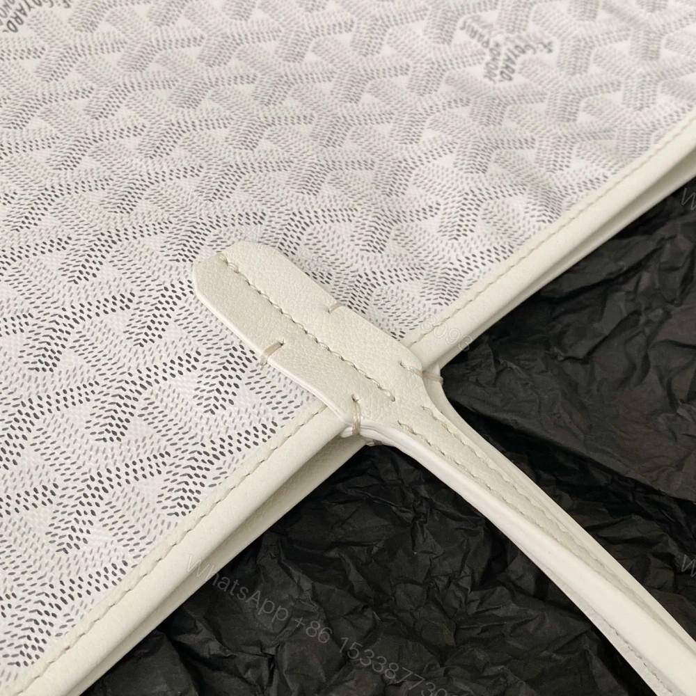 View 5 of 高仿Goyard*STLOUIC滿印Tote購物袋白色中號免檢版