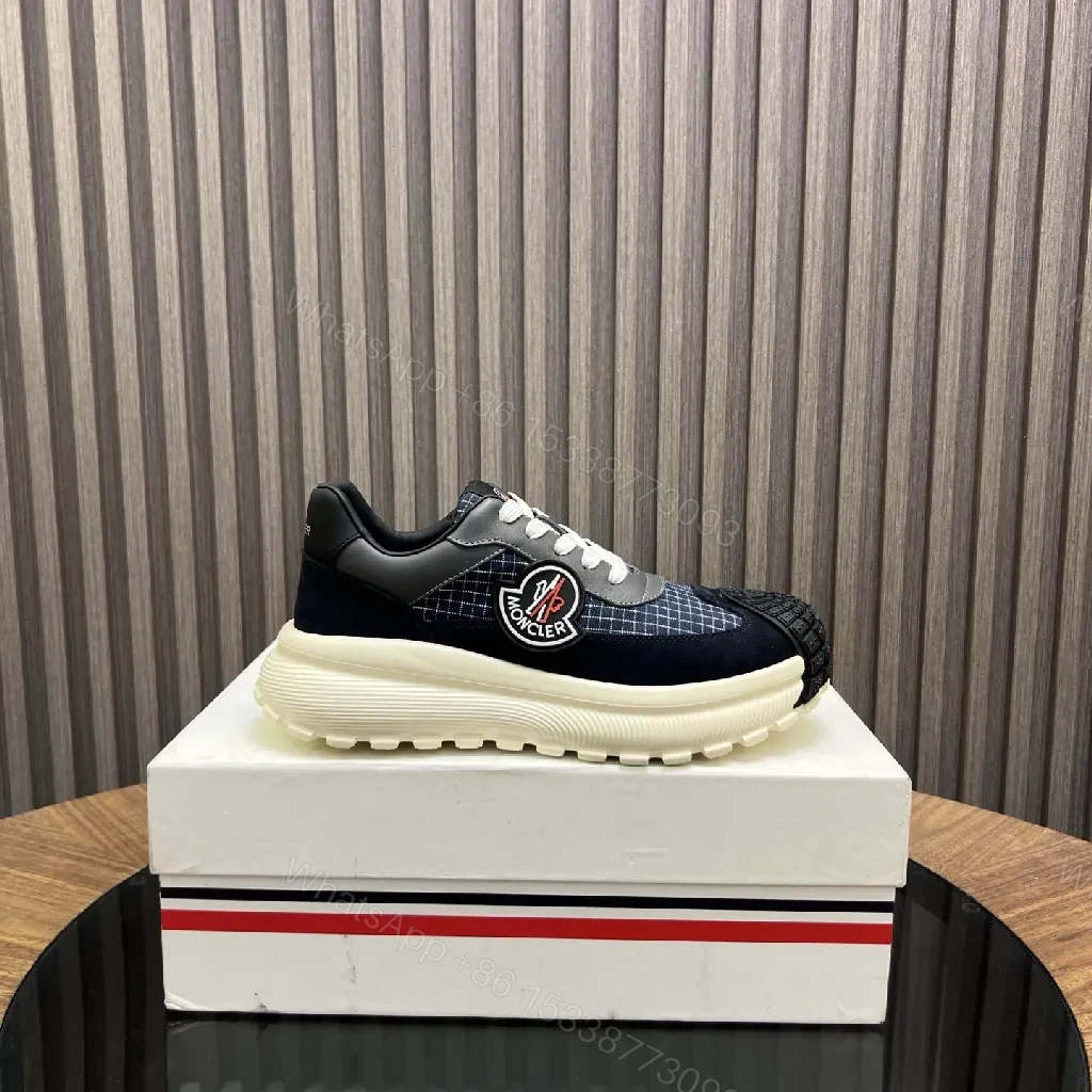 View 6 of Textured Moncler High-Top Sneaker: Luxe Everyday Comfort