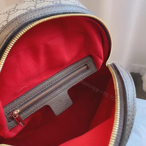 View 3 of Gucci x Disney Brown Donald Duck Small Backpack