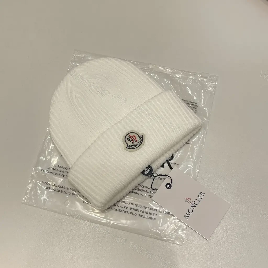 View 8 of Textured Knit Beanie with Leather Tag – Cozy Everyday Luxury