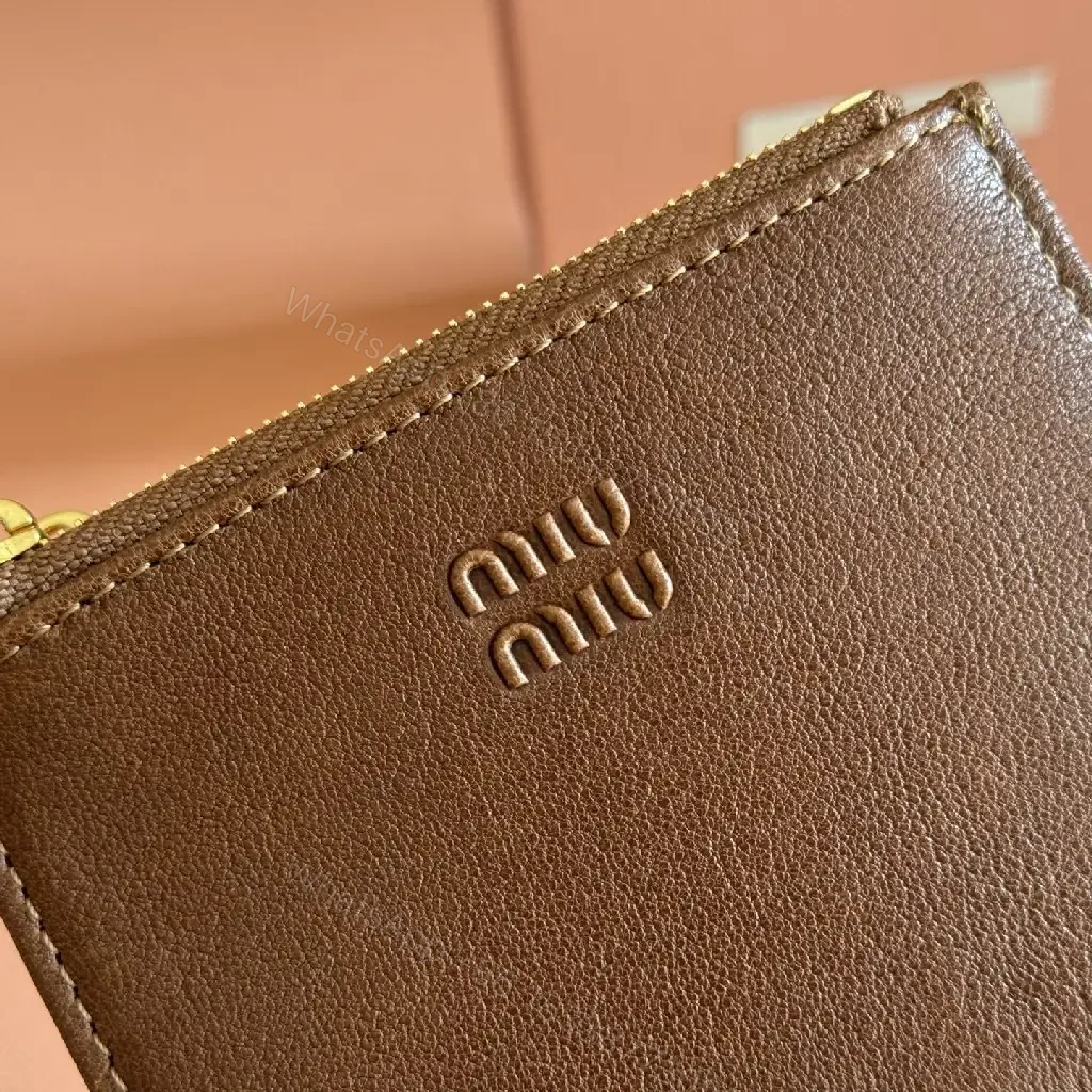 View 5 of Compact Leather Wallet — Minimalist Luxury, Signature Motif