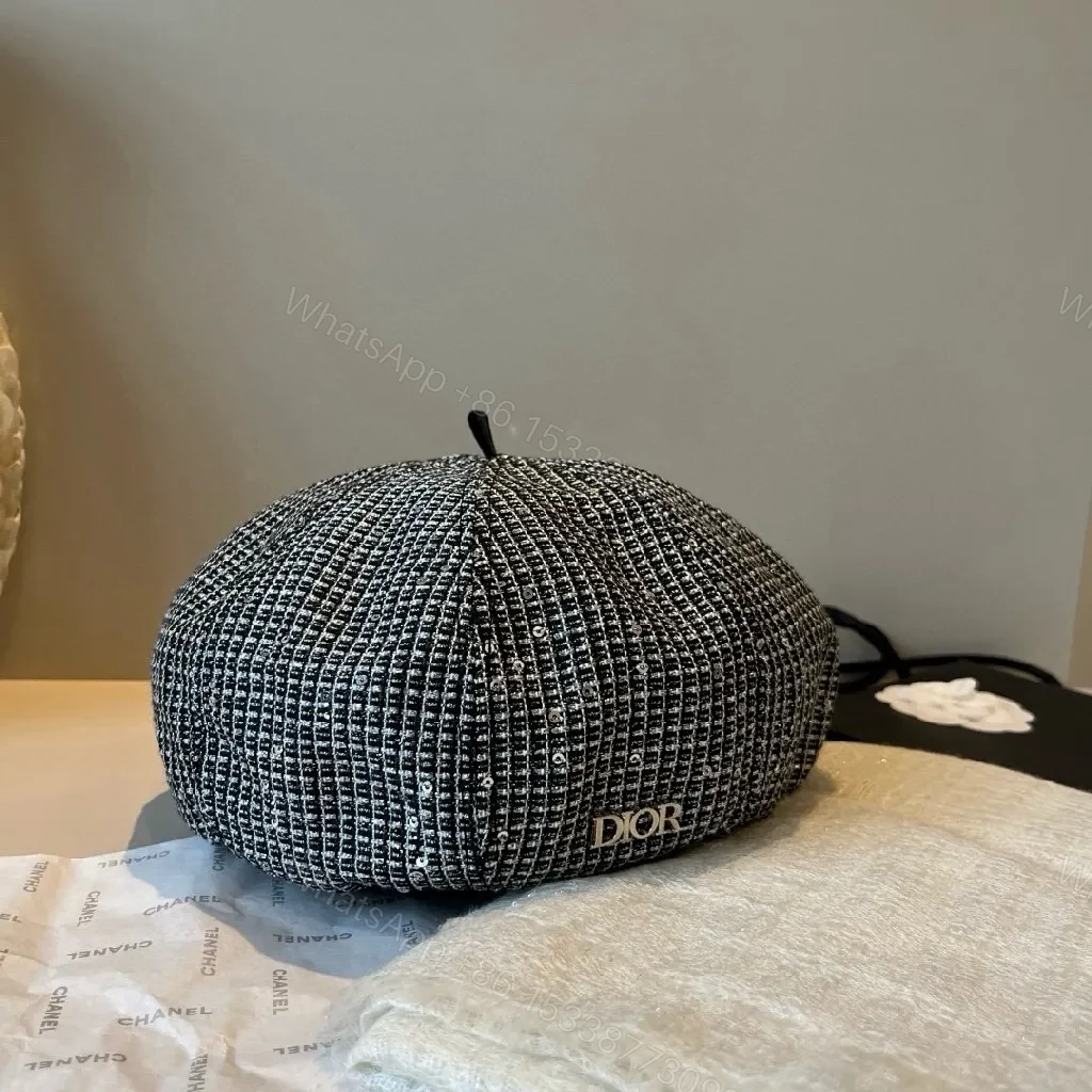 View 4 of Textured Knit Cap: Structured, Designer-Inspired Luxury Cap