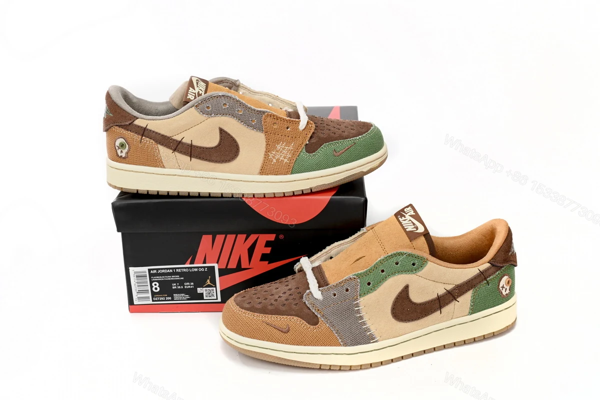 View 3 of Air Jordan 1 Low “voodoo ” DZ7292-200
