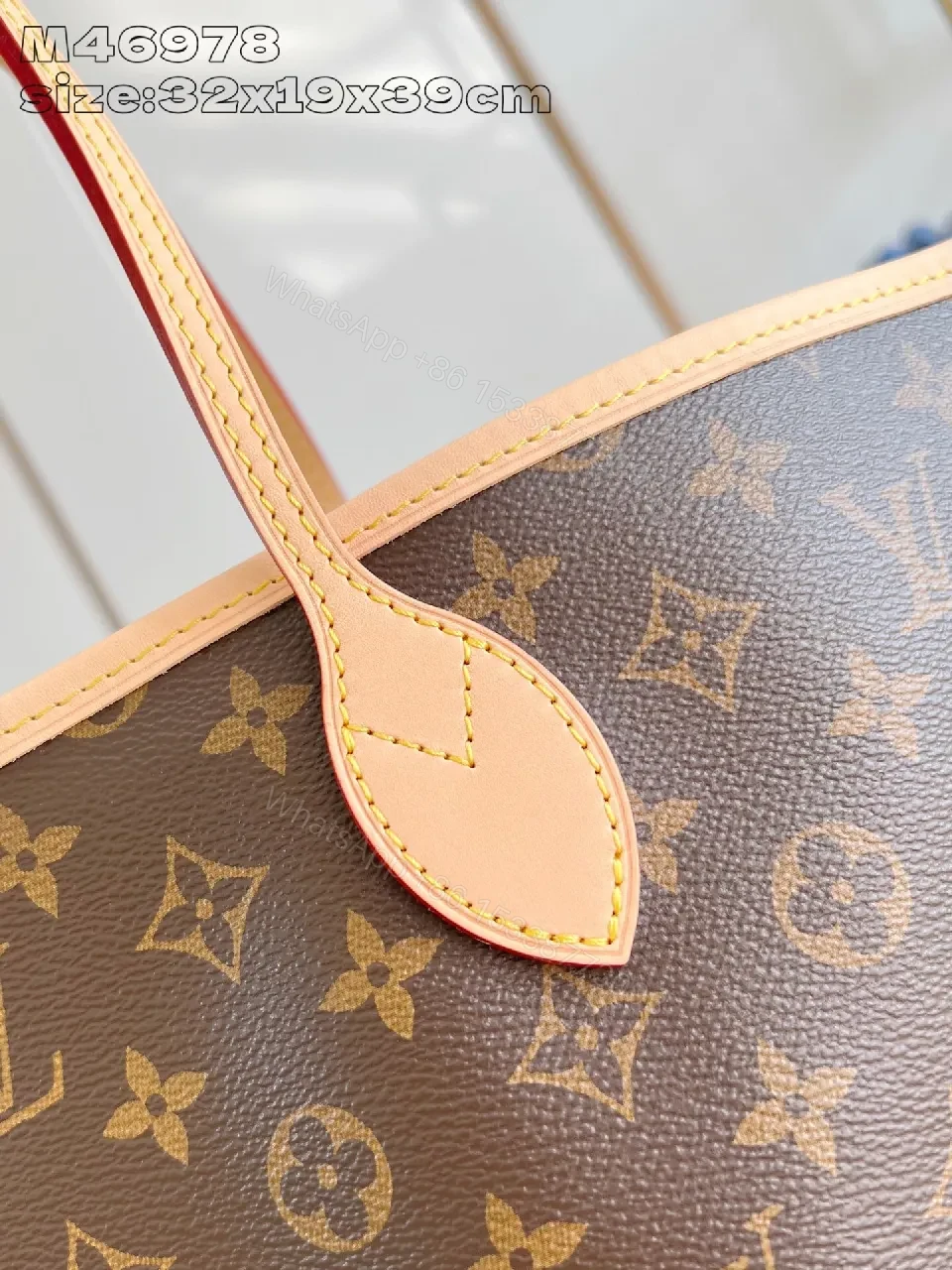 View 2 of Monogram Tote: Luxe, Practical, Structured Carryall